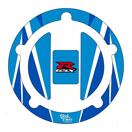 Aufkleber Tankdeckel aus Harz, kompatibel mit Suzuki GSX R 600 650 750 1000 1250 1300 GSXR