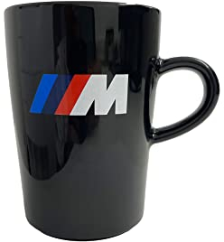 BMW Tasse à café, en porcelaine, avec logo M, noire