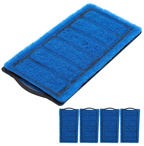 Cartucce di Carbone, Filtro al Carbone 4 Pezzi Filtro Serbatoio Parte Serbatoio Tartaruga Cartucce Filtro Acquario, per Acquario