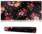 Jahosin XXL Gaming Mauspad, Erweitertes Mauspad,genähte Kanten,2mm,rutschfeste Gummibasis,90x40cm,Schreibtischunterlage für Gaming/Büro/Geschäft-90x40 blackroseuk