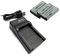 Dot.Foto SLB-10A Premium 1050mAh Battery (2-pack) & USB Battery Charger for Samsung EX2F, ES55, ES60, WB200F,WB250F, WB280F, WB350F, WB500, WB550, WB700, WB750, WB800F, WB1100F