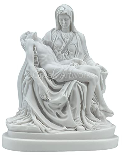 The Pietà by Michelangelo Jesus Christus und Mutter Maria Madonna St. Peterbasilika, Vatikanstadt-Skulptur aus gegossenem Marmor