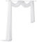 FYBlossom Querbehang Freihanddeko Transparente Gardinenschals Weiß Vorhang Hochzeit Hintergrund, Weiß Tülldekostoff Gardinen Dekoschals Für Schlafzimmer, Himmelbett, Hochzeit Und Party Deko, 1.5X5M