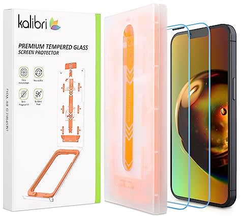 kalibri Protection écran Compatible avec Apple iPhone 16e / 14/13 / 13 Pro - Film Protecteur en Verre trempé pour téléphone - Protection avec kit Installation
