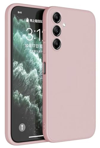 Topme Coque pour Samsung Galaxy A14 5G / A14 (4G) (6.6 inches) Etui Housse, Protecteur de Peau en Silicone TPU - Poudre de Sable
