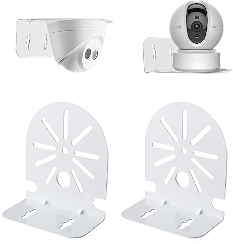 WiTi Solid Metal Wall Mount Bracket for IP Cameras Dome Bullet,Wireless WiFi PT Cameras Holder Indoor Outdoor Security Systems,Compatible with Ezivz,Tapo,etc