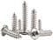 50 Pcs Self Tapping Screws, M3 x 40mm Multi Purpose Small Screw, 304 Stainless Steel, Phillips Pan Head Bolts for Wood, Drywall and Furniture