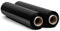 RAGO® Stretchfolie Schwarz 2 Stück I Möbelfolie 300m folie für möbel Hand Stretchfolie rollen I Palettenfolie Handfolie Wickelfolie I Verpackungsmaterial (40 x 9,5 x 9,5 cm) 1,85 kg I 300m Länge