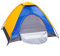 Vetrineinrete® Tenda da mare campeggio 4 posti con zanzariera sacca per il trasporto igloo 200x200 cm