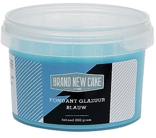 BrandNewCake® Fondant Glasur Blau 300g - Perfekt für Tortendekoration und Verzierung - Hochwertige Kuchengarnierung