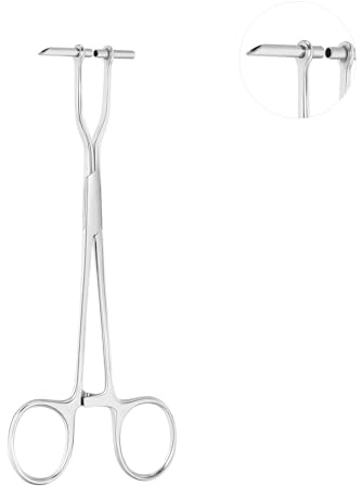 AccGin Piercing Klemmen Ohr Nase Septum Piercing Werkzeug für alle Piercings 316L Edelstahl Ohr Lippe Nase Bauch Nabel Zunge Körper Piercing Kit