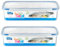 HOMESHOPA Rectangular Bacon Storage Containers, 2 Pack 1.1 Litre Plastic Leakproof Food Storage Boxes with Lids, BPA Free Stackable & Airtight, Microwave & Freezer Dishwasher Safe