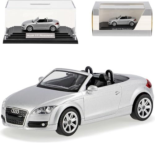 A*u*d*i.TT Cabio Roadster 2. Generation Licht Silber Lichtsilber Ho H0 1/87 Herpa Modellauto Modell Auto