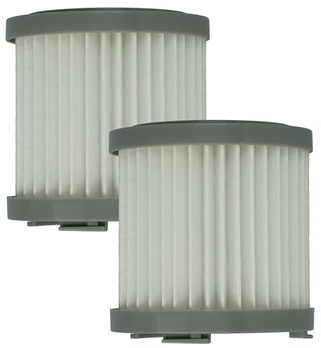 vhbw 2x filtre compatible avec AEG VOLTA VOP5-14EB, VOP5-18IW aspirateur - filtre HEPA noir/blanc