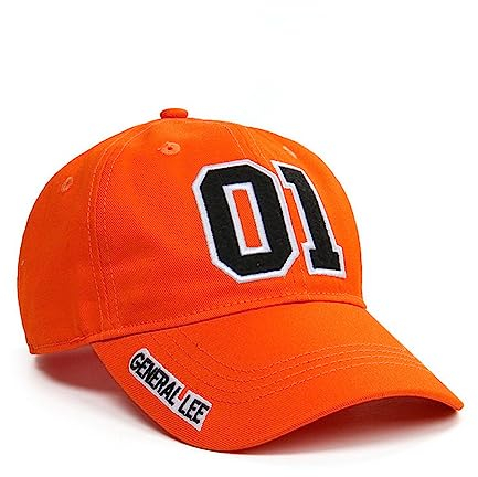 General Lee Baseballkappe mit Visier 01 orange, Orange, One size