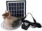 Solar-Wasserspeier Möwe für Teiche und Miniteiche - Keramik Tierfigur mit Solarpumpe - Garten und Balkondeko, Solarbrunnen