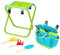 Little Roots | Outdoor Gardening Tools with Folding Chair, Kids Garden Set, 3pcs Wooden Tools for Ages 3+