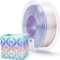 ZIRO Silk Multicolor 3D Drucker Filament, Seide Regenbogen PLA Filament 1.75mm für Die Meisten 3D Drucker, Maßgenauigkeit +/-0.03mm, 1kg/2.2lb Spule, Pastell Perle