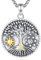 CELESTIA Collier Arbre de Vie Femme Argent 925 Pendentif Arbre de Vie Bijoux Idee Cadeau Femme Anniversaire Original Cadeaux Maman Cadeau Grand Mere