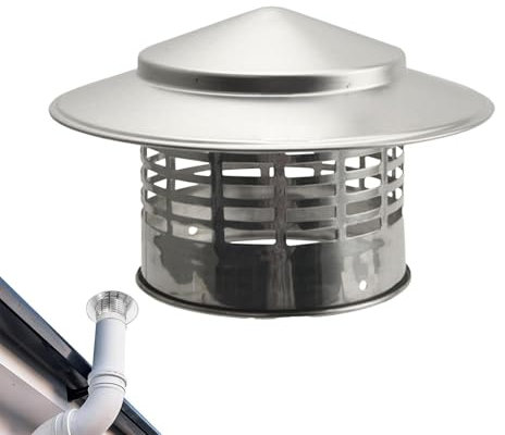 Comignoli - Comignoli in Acciaio Inox | Copertura per tetto per in acciaio inossidabile, parti per la casa per una migliore ventilazione del, resistente alla pioggia e UC