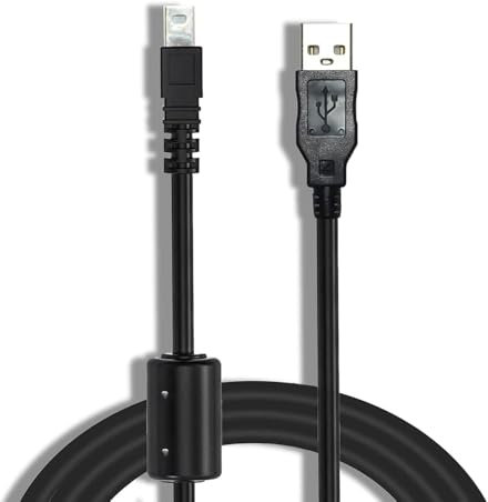 Replaceable USB Data Sync 8-pin Camera Cable Compatible with Sony Digital Camera Cybershot Cyber-Shot DSCH300 DSCW800 DSCW830 DSC-W370 (1.5m)
