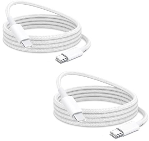 2 Pack Keyboard Charger Charging Cable Cord for Apple Magic Keyboard/Mouse(USBC)/iPad/Magic Trackpad Braid Cable USB C to USB C Charging Cord