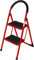 Scala Multiuso Pieghevole in Acciaio Antiscivolo e Salvaspazio 2/3/4 Gradini (2 Scalini)