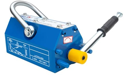 QMNUZCFD Hochleistungs-Stahl-Permanent-Hebemagnete, 100 kg - 3000 KG Magnetische Hebevorrichtung, 3.0 Sicherheitsfaktor, zum Heben von Stahlblech und anderem magnetischen Material(440lb/200kg)