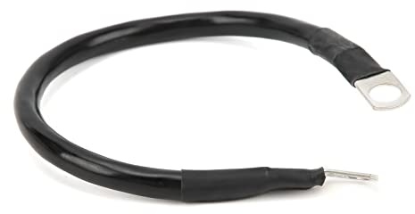 Yosoo Health Gear Flexibles Erdungskabel, 4 AWG, Erdungsdraht, 11,8 Zoll, 150 A, Verzinntes Kupferharz-Elastomer-Batteriekabel für die Parallele Reihenschaltung von Wechselrichterbatterien Im