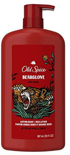 Old Spice Wild Bearglove Scent Body Wash for Men 30 oz