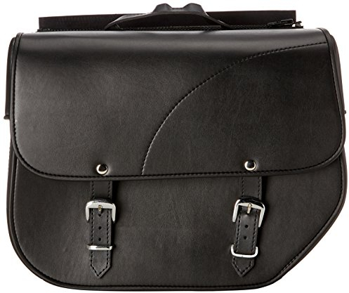 Customacces AP0010N Leder-Satteltasche Customacces Sant Louis Model Linke Seite für Harley Davidson Sportster, Kawasaki Vulcan S
