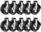 sourcing map CR2016 2025 2032 Coin Cell Button Power Supply Holder Socket Black 10 Pcs
