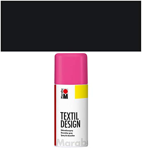 CREATIV DISCOUNT® NEU Marabu Textil Design Spray,150ml,Tafel Schwarz