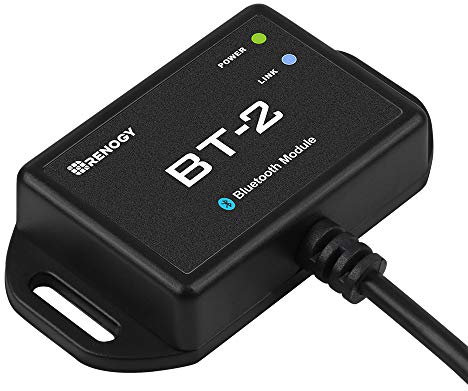 Renogy Bluetooth Module with RJ45 Communication Port, Monitoring via Smartphone for Solar Charge Controller(Rover Elite20-40) Smart Lithium Batteries and Inverter Chargers