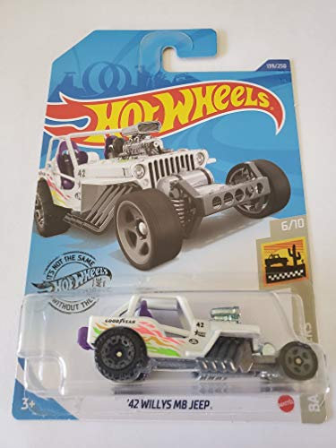 Hot Wheels 2020 Baja Blazers '42 Willys MB, White 139/250