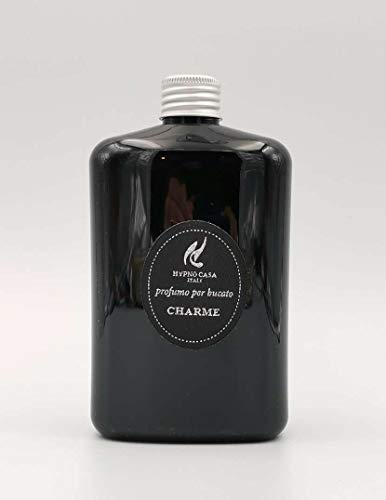 HYPNO CASA Liquido Concentrato Profuma Bucato per Lavatrice, Made in Italy (Charme, 400ml)