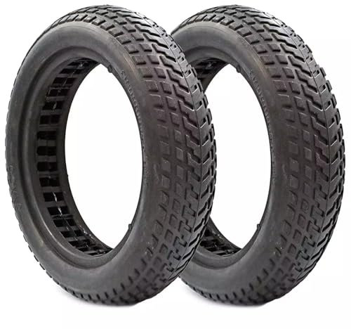 myBESTscooter - Solid Tyre For Xiaomi M365 1S Essential Pro 2 Model 3 Electric Scooter, 8.5 inch Flat Free Tire Replacement Wheel Puncture Proof Honeycomb Front/Rear With Lever (2 Tires)