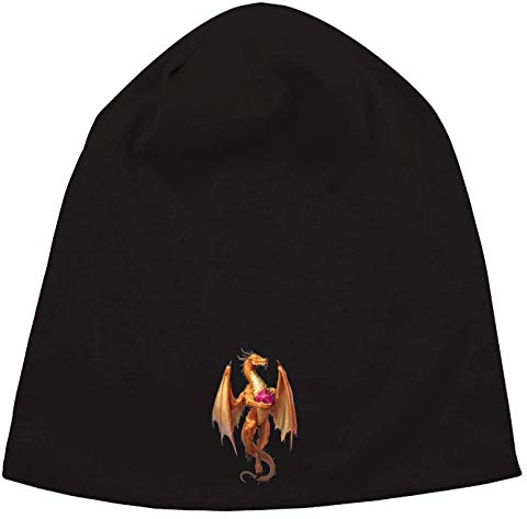 D20 Sided Dice Mystic Dragon Jersey Beanie Hut Dünne Slouch Cap Unisex One Size