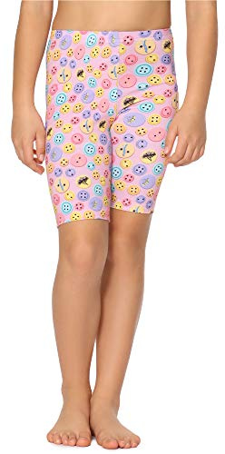 Merry Style Mädchen Kurze Leggings MS10-406(Rosa/Tasten,128)