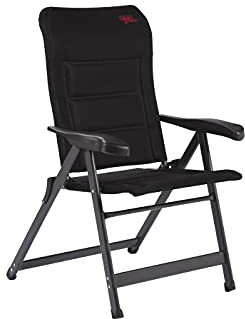 Crespo Gartenstuhl AP 235 Air Deluxe Camping Garten Liege Stuhl Klappstuhl Alu schwarz