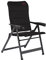 Crespo Gartenstuhl AP 235 Air Deluxe Camping Garten Liege Stuhl Klappstuhl Alu schwarz