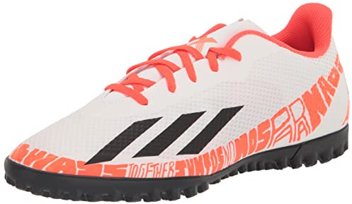 Adidas Unisex X Speedportal Messi.3 Turf Soccer Shoe, FTWR White/Core Black/Solar Red, 9.5 UK
