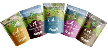 Irish Pure Futterprobenpaket | Trockenfutter für Hunde | Hoher Fleischanteil | Vitamine | Getreidefrei | Sensitiv | Hundetrockenfutter | Hundefutter für alle Rassen