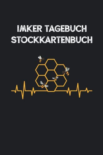 Imker Tagebuch Stockkartenbuch: Imker Stockbuch mit vorgedruckten Stockkarten | Journal für die Bienenzucht | Geschenkidee für Imker