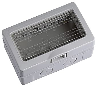Scatola Porta Frutti Da Esterno, Compatibile Con Bticino Matix (1, Custodia 4P IP55 Con Coperchio)