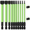 K Kwokker 10PCS 1.5mm-12mm Allen Wrench Drill Bits, 1/4 Inch Hex Shank Hex Screwdriver Bit Set, 100MM Long Black Allen Key Bit Set for Assembling Furniture