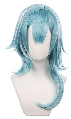 OSIASWIG Eula Cosplay Perücke Genshin Impact Videospiel Cosplay Perücke