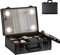 Valigetta Trucchi Beauty Case Porta Trucco Valigia Porta Trucchi Valigetta Per Trucco Vassoi Per Truccatore Custodia Cosmetica Con Specchio, Porta Trucchi A LED Con Luce, Nero 35x25x15CM ( Color : Noi