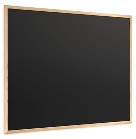 ALLboards Schwarze Kreidetafel 100x80 cm, ECO-Holzrahmen, Schwarz, Schreibtafel, Schreibtafel zum Aufhängen, Kreidetafel mit Holzrahmen, Wand Tafel Holz, Tafel gastronomie, Kreidetafel wand