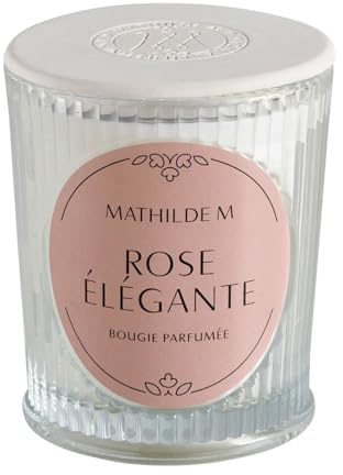 Mathilde M. Bougie parfumée Les Intemporelles 145 g - Rose Élégante